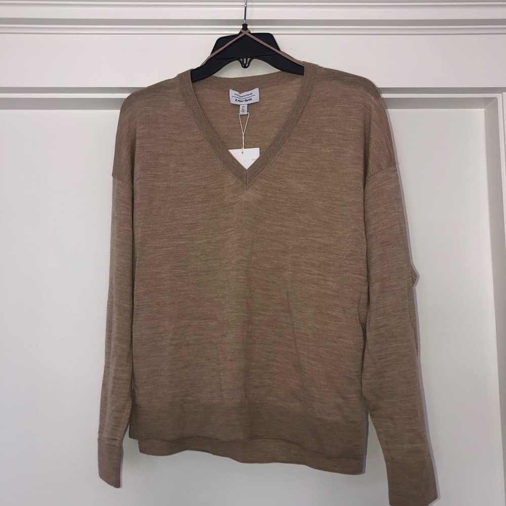 & Other Stories V Neck Sweater Size S